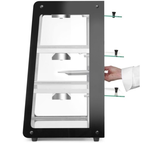 Witryna grzewcza nastawna ekspozycyjna 3 poziomy 50-70C 500 W