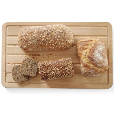 Deska do krojenia dwustronna z drewna bukowego - Hendi 505403