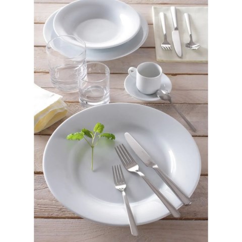 Filiżanka do kawy hotelowa OPTIMA biała porcelana 90ml zestaw 12szt. - Hendi 770900