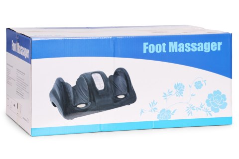 Masażer elektryczny do stóp i nóg z funkcją grzania refleksologia 4 tryby pilot 40W ModernHome