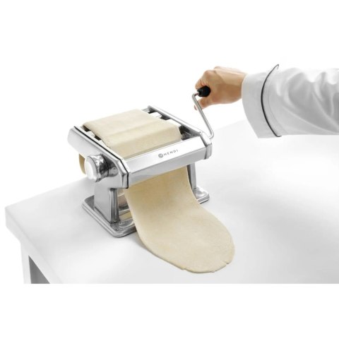 Ręczna maszynka urządzenie do makaronu tagliatelle fettuccine do 140mm Hendi 224830