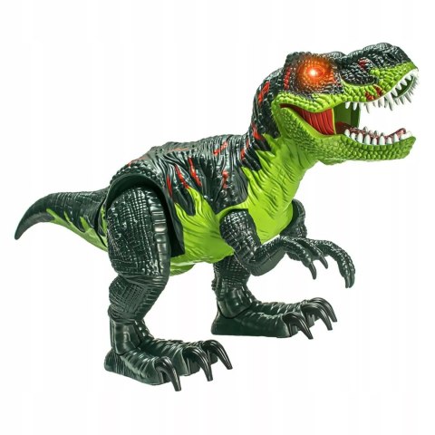 Dinozaur zdalnie sterowany Tyranozaur pilot dźwięki I światła 5221