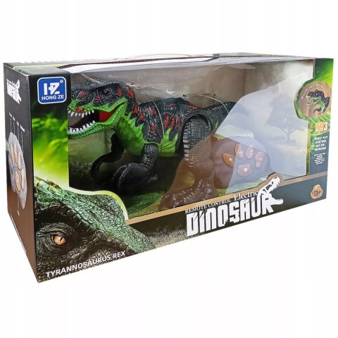 Dinozaur zdalnie sterowany Tyranozaur pilot dźwięki I światła 5221