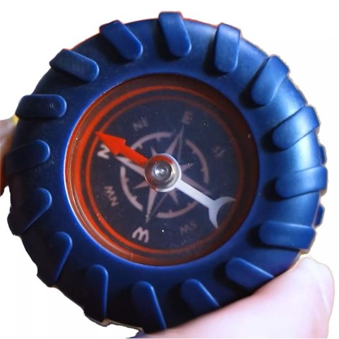 Edukacyjna koparka 4w1 dla dzieci lupa kompas łopatka do piasku 3+ TT9169