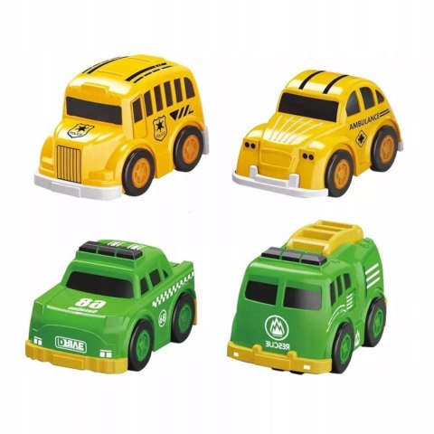 Jeździk 2w1 dinozaur + 4 autka rozkładany parking dźwig dźwięk ZH918