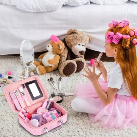 Kuferek kosmetyków Mała Syrenka - zestaw do makijażu i paznokci dla dzieci
