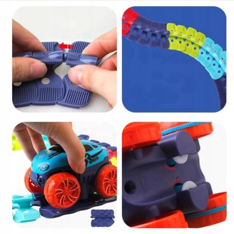 Magiczny tor 291el. - elastyczny tor z autkiem LED dla dzieci