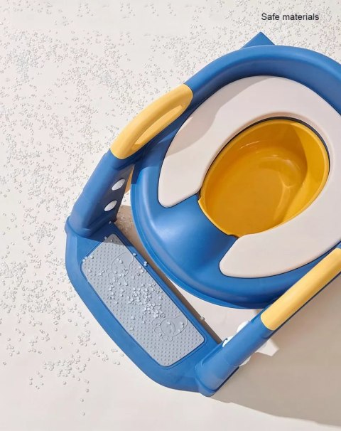 NAKŁADKA SEDES DRABINA SIEDZISKO ANTYPOŚLIZGOWA NOCNIK 2w1 JT-120 NIEBIESKI