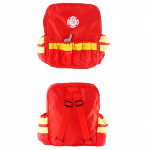 Plecak z narzędziami kamizelka krótkofalówka strażak gaśnica KN645
