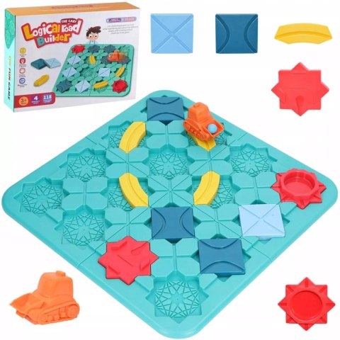 Układanka tor budowanie drogi trasy labirynt gra logiczna edukacyjna BS779