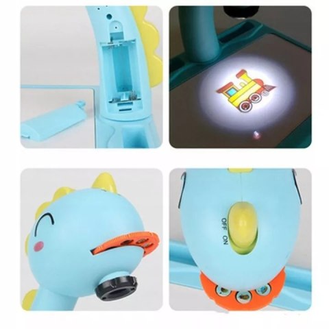 Zestaw 3 projektorów dinozaury dinozaur