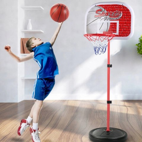 Koszykówka dla dzieci stojak regulacja piłka pompka kosz 777-441