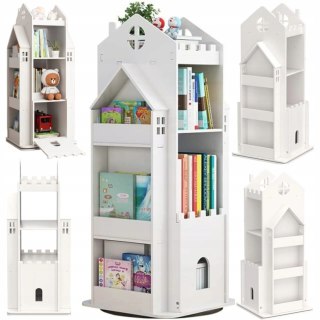 Obrotowy Regał Zamek 360° | Bajkowy Mebel do Pokoju Dziecka