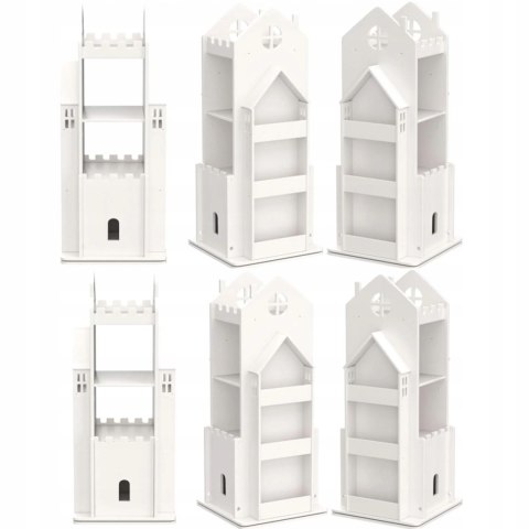 Obrotowy Regał Zamek 360° | Bajkowy Mebel do Pokoju Dziecka