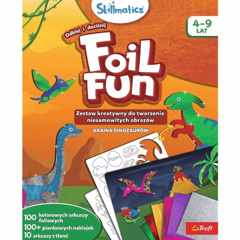 Skillmatics Foil Fun zestaw Kraina dinozaurów Trefl 62606