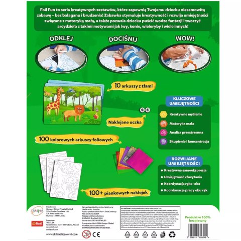 Skillmatics Foil Fun zestaw kreatywny Świat zwierząt Trefl 62604