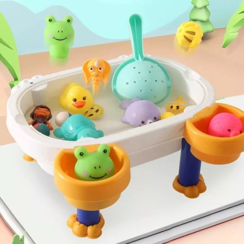 Stolik do piasku i do wody zjeżdżalnia wodna gumowe zabawki rekin 868-1