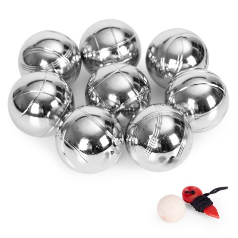 Zestaw do gry w bule kule boules petanque 8 szt. + etui i akcesoria