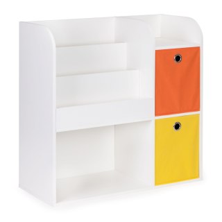 Regał drewniany dla dzieci szafka dziecięca przegrody organizer ECOTOYS