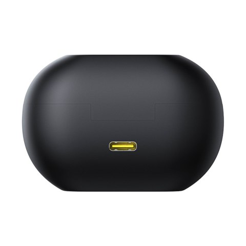 Słuchawki bezprzewodowe douszne otwarte Bass 15 Clip OWS z kablem USB-C - czarne