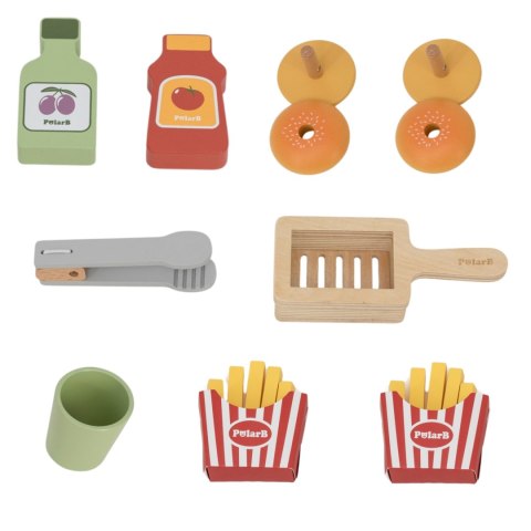 VIGA Minisklep z Hamburgerami - Kreatywna Zabawa w Odgrywanie Ról