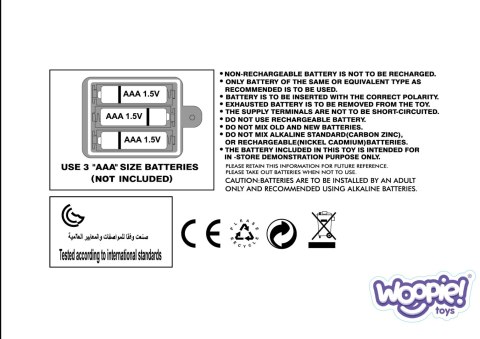 WOOPIE BABY Przytulanka Usypiacz Projektor 2w1 Miś - 10 Kołysanek