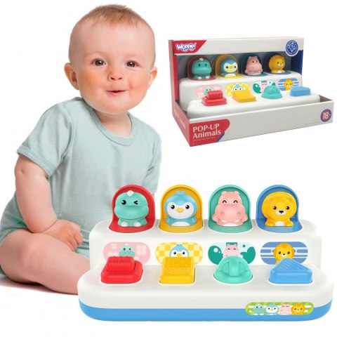 Zabawka Edukacyjna Wyskakujące Zwierzątka POP-UP