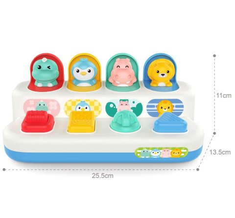 Zabawka Edukacyjna Wyskakujące Zwierzątka POP-UP