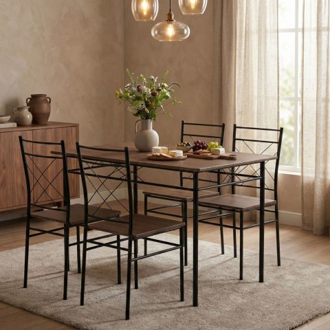 Zestaw mebli do jadalni kuchni stół + 4 krzesła VERONA ModernHome