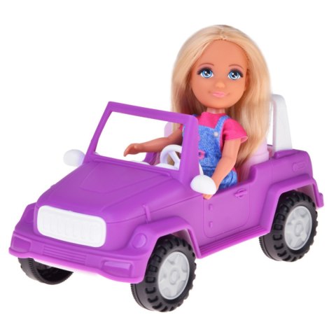 WOOPIE ROYAL Lalka Niki Zestaw z Koniem Samochodem i Przyczepą