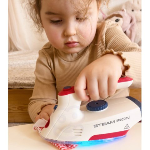 WOOPIE Zestaw XXL Deska do Prasowania z Żelazkiem Wieszakiem Koszem na Pranie i Ubraniami 14 el.