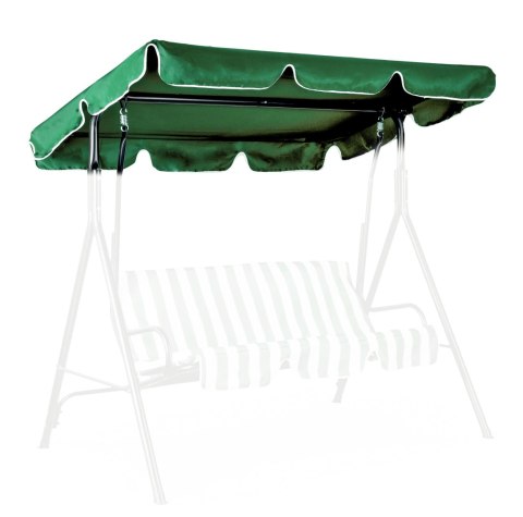 DASZEK DO HUŚTAWKI 200X120 CM WODOODPORNE POSZYCIE ZIELONY MULTIGARDEN