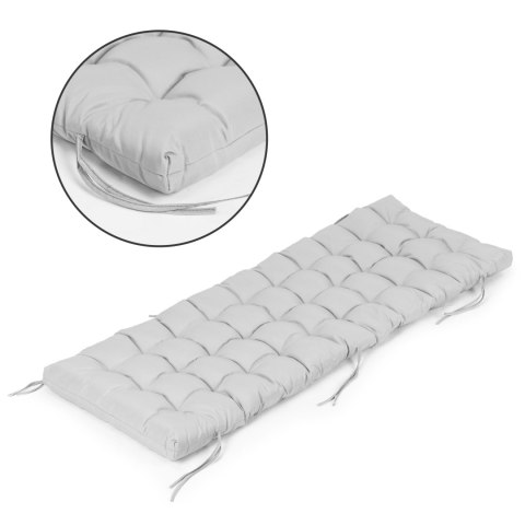 PODUSZKA NA KRZESŁO LEŻAK OGRODOWY SZARA 145 X 52 CM MODERNHOME