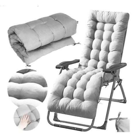 PODUSZKA NA KRZESŁO LEŻAK OGRODOWY SZARA 145 X 52 CM MODERNHOME