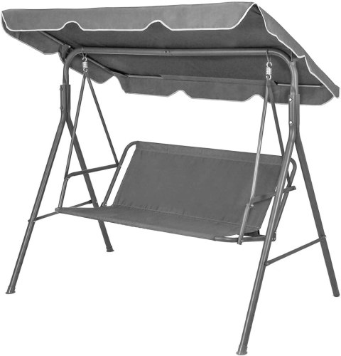 SIEDZISKO PODKŁAD DO HUŚTAWKI OGRODOWEJ 120X93 CM SZARE MULTIGARDEN