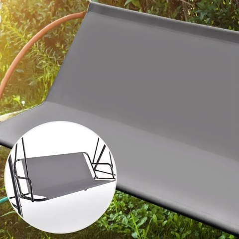 SIEDZISKO PODKŁAD DO HUŚTAWKI OGRODOWEJ 120X93 CM SZARE MULTIGARDEN