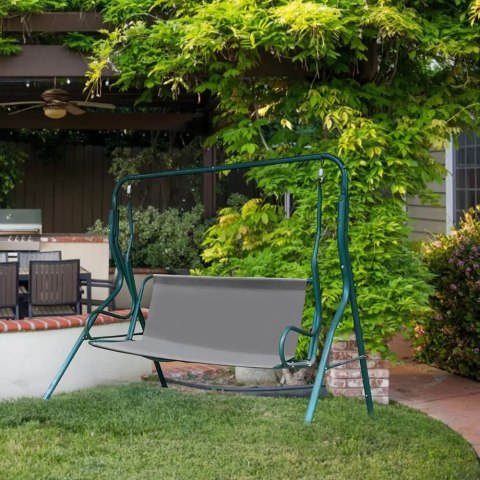 SIEDZISKO PODKŁAD DO HUŚTAWKI OGRODOWEJ 140X100 CM SZARE MULTIGARDEN