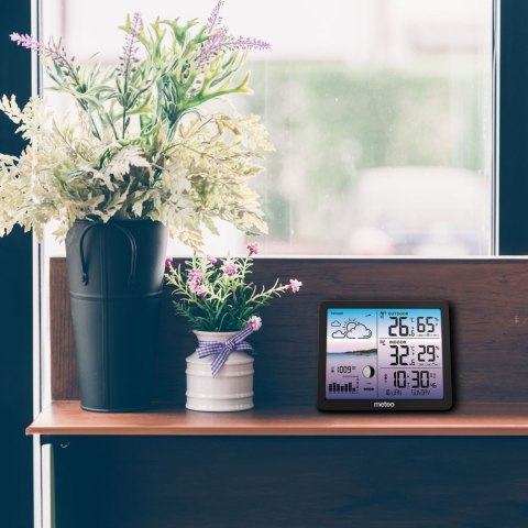 STACJA POGODOWA METEO SP107 CZARNA