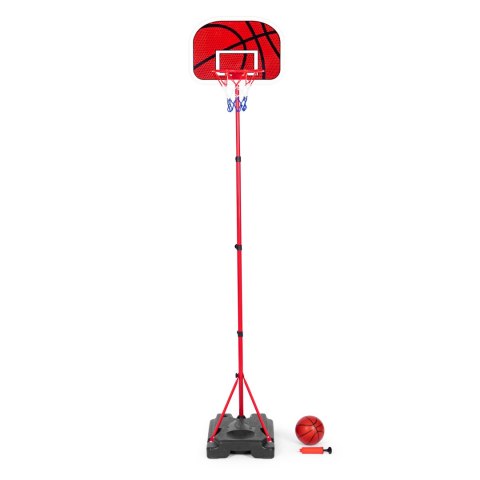 TABLICA Z KOSZEM DO KOSZYKÓWKI STOJĄCA REGULOWANA WYSOKOŚĆ PIŁKA POMPKA