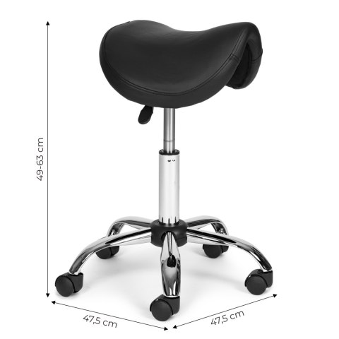 TABORET STOŁEK KOSMETYCZNY OBROTOWY MEDYCZNY REGULACJA WYSOKOŚCI EKOSKÓRA