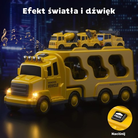 WOOPIE Laweta Drogowa zestaw 5 Aut - Pomoc Drogowa