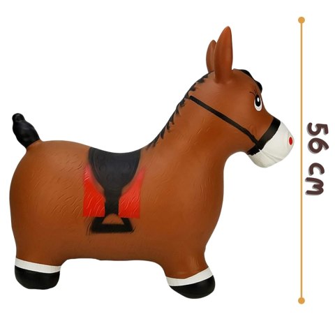 WOOPIE Skoczek Gumowy do Skakania Konik + Pompka