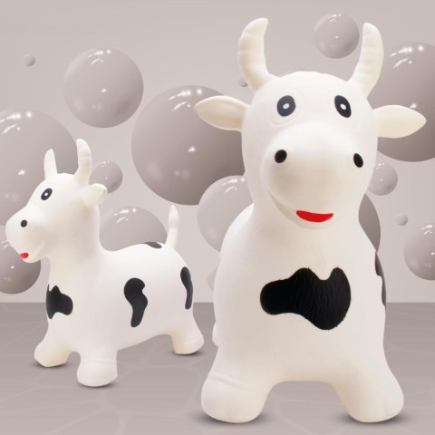 WOOPIE Skoczek Gumowy do Skakania Krówka + Pompka