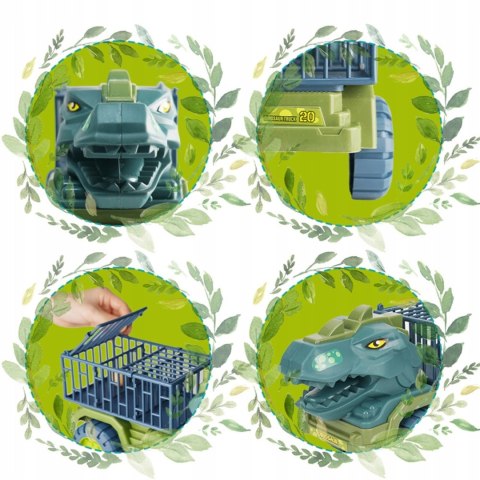 WOOPIE Ciężarówka Dinozaur Transporter Figurki
