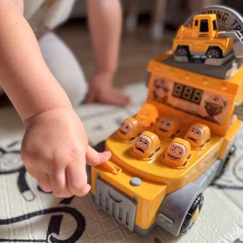 WOOPIE Gra Zręcznościowa Uderz Młotkiem Wbijak Plac Budowy z Akcesoriami