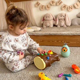 WOOPIE Gra Zręcznościowa Złap Robaczka + Skarbonka Wańka Wstańka Jajko