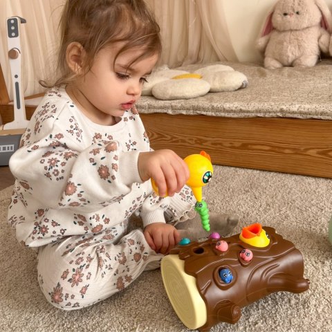 WOOPIE Gra Zręcznościowa Złap Robaczka + Skarbonka Wańka Wstańka Jajko