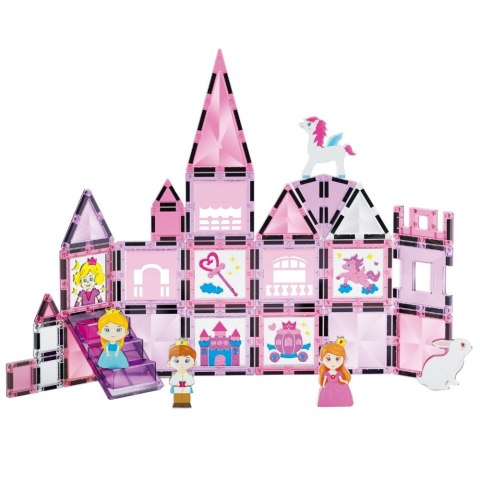 WOOPIE Klocki Magnetyczne Zestaw Zamek Księżniczki 50 el.
