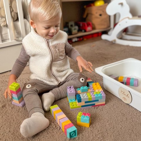 WOOPIE Klocki Soft Blocks Zestaw 99 Elementów w Pudełku