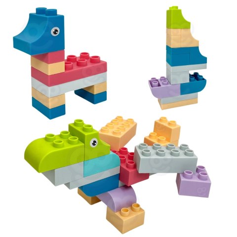 WOOPIE Klocki Soft Blocks Zestaw 99 Elementów w Pudełku